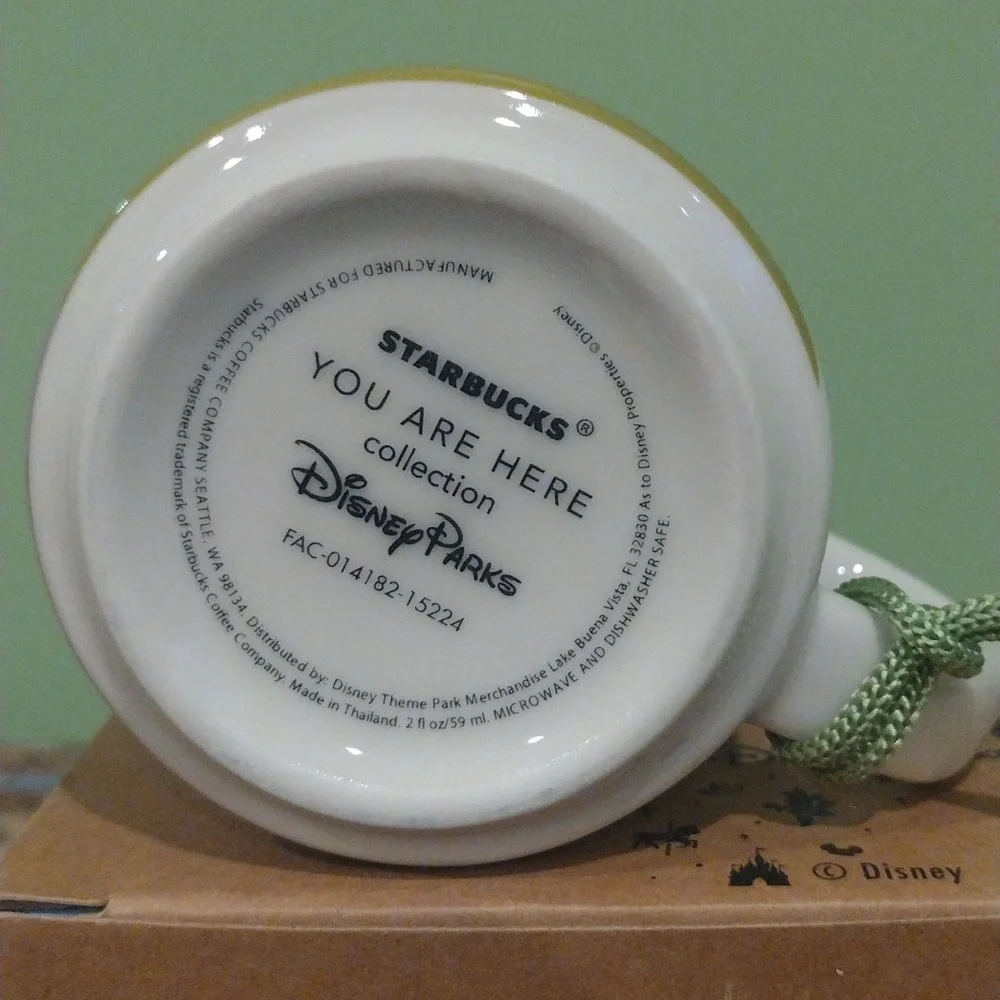 NEW Starbucks Disney Parks Animal Kingdom 2oz Mug Ornament - Picture 5 of 9